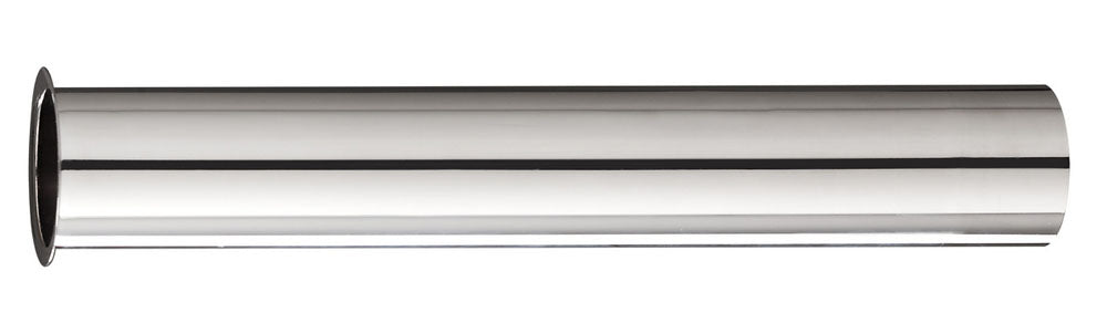 Eauunimatch sifon verlengbuis 20 cm met kraag chroom