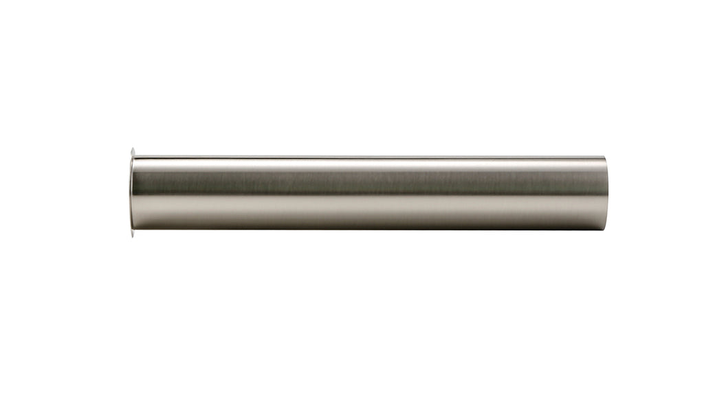 Eauunimatch sifon verlengbuis 20 cm met kraag geborsteld staal