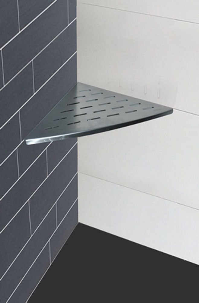 EauinWall hoekplanchet 29 x 29 cm RVS