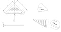 EauinWall hoekplanchet 29 x 29 cm RVS