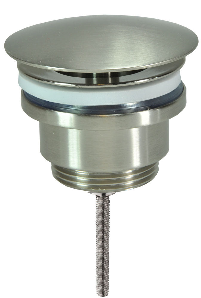 Eauunimatch open afvoerplug 5/4'' geborsteld staal