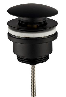 Eauunimatch clickwaste afvoerplug 5/4" mat zwart