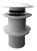 Eauunimatch clickwaste afvoerplug verlengd 5/4" mat wit