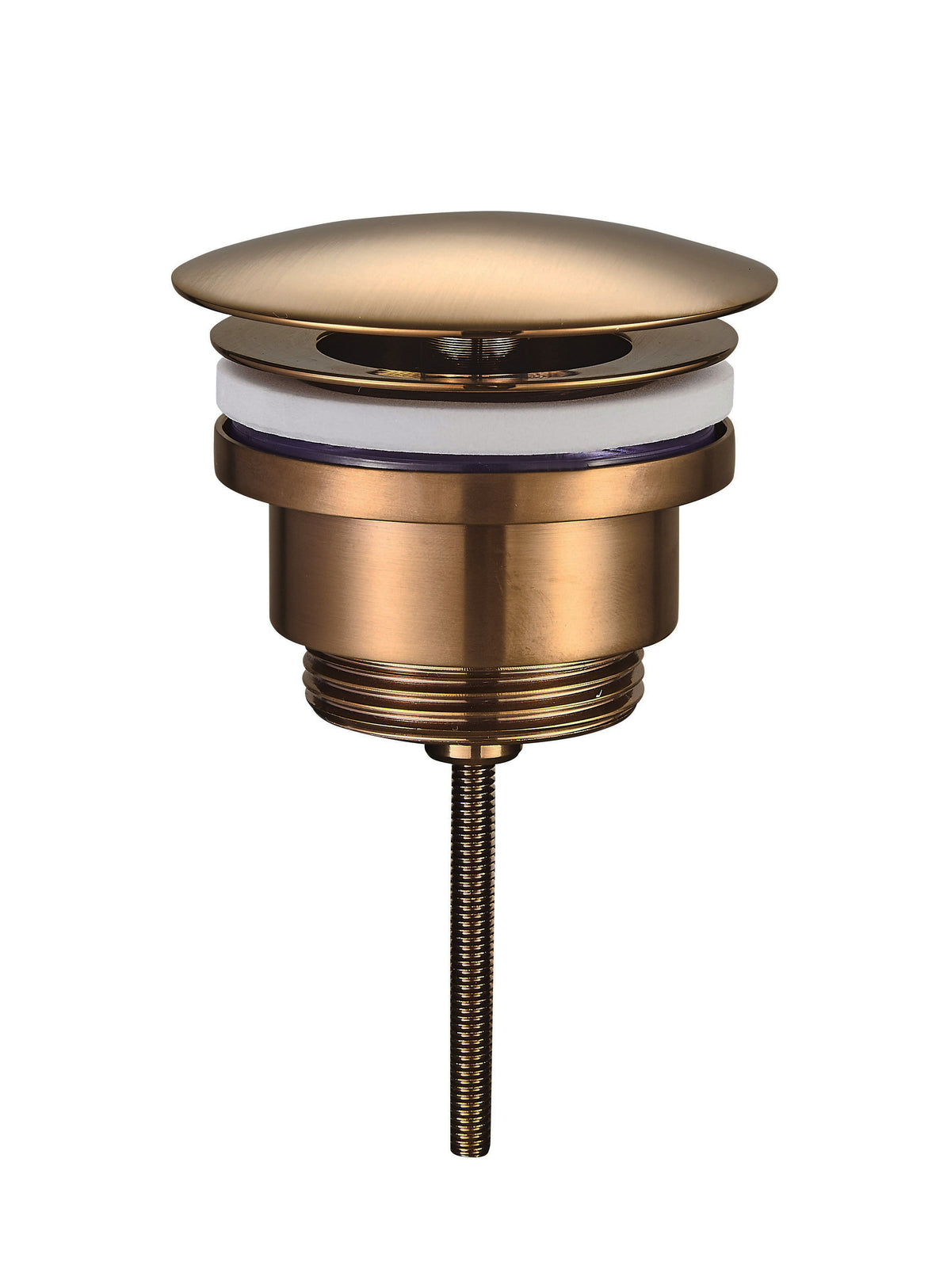 Eauunimatch open afvoerplug 5/4'' geborsteld brons koper pvd