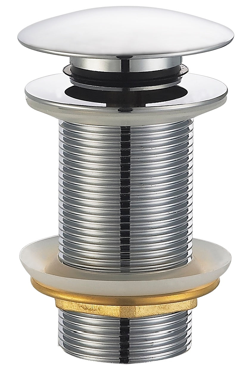 Eauunimatch clickwaste afvoerplug verlengd 5/4" chroom