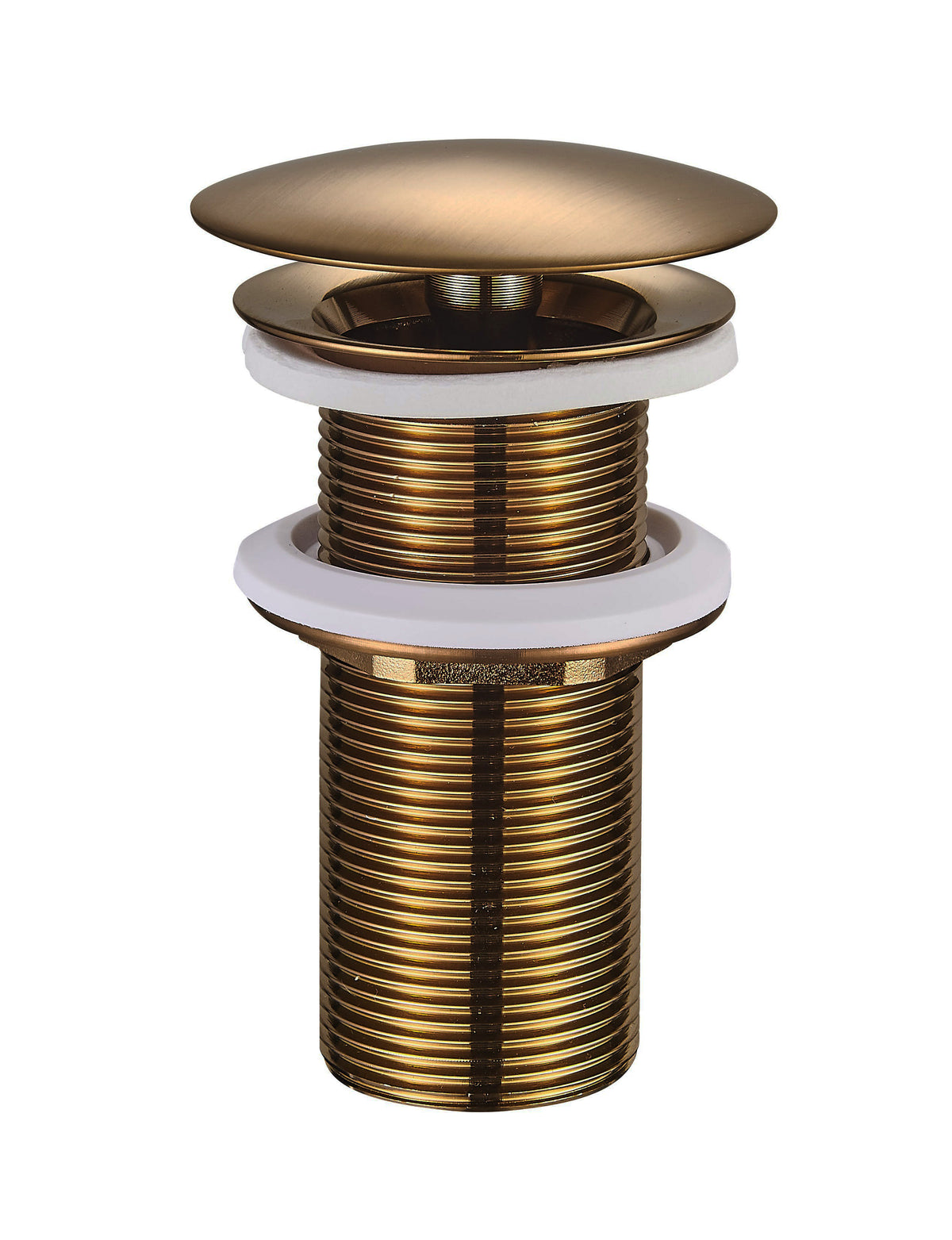 Eauunimatch open afvoerplug verlengd 5/4" geborsteld brons koper pvd