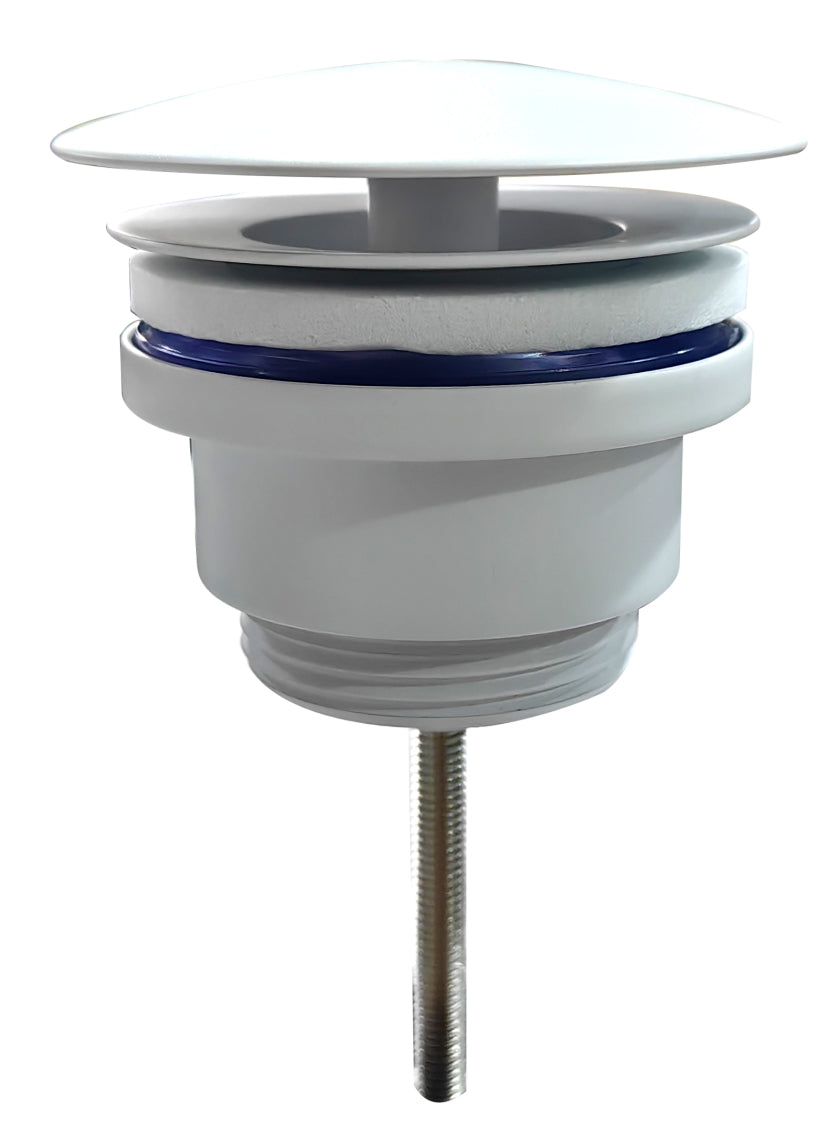 Eauunimatch open afvoerplug 5/4''glans wit