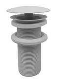 Eauunimatch open afvoerplug verlengd 5/4" mat wit