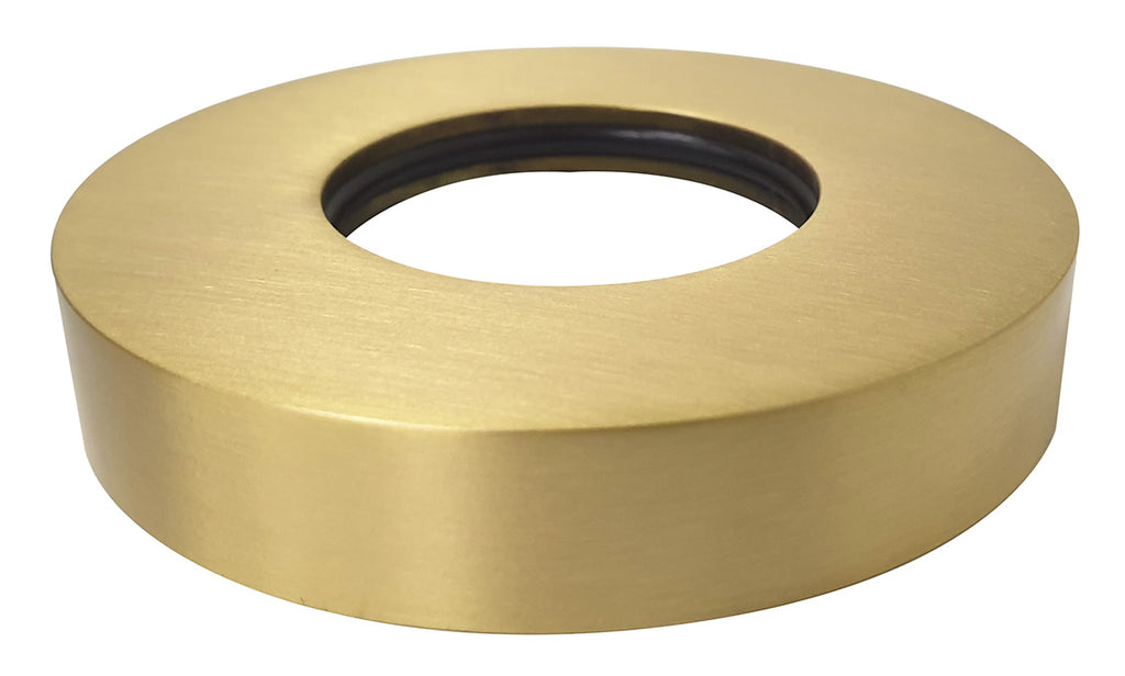 Eauunimatch sifon rozet 32 mm x 65 mm geborsteld messing pvd