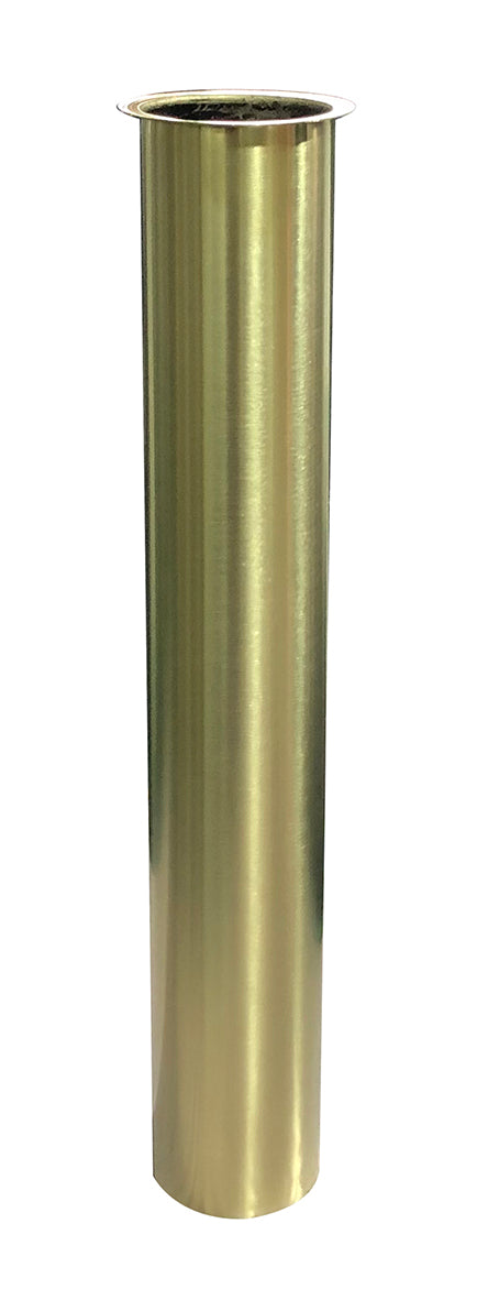 Eauunimatch sifon verlengbuis 20 cm met kraag geborsteld messing pvd