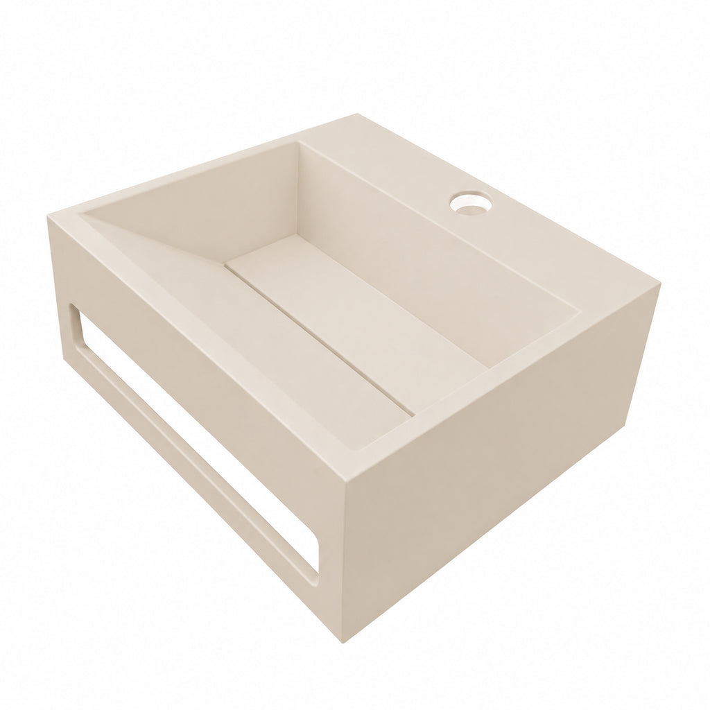Eaujulia fontein 30 x 28 x 12,5 cm solid surface beige