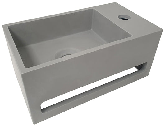 Eaujulia fontein rechts 35 x 20 x 16 cm solid surface betonlook