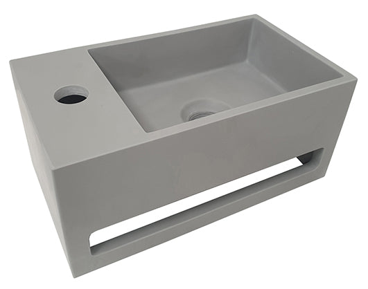 Eaujulia fontein links 35 x 20 x 16 cm solid surface betonlook