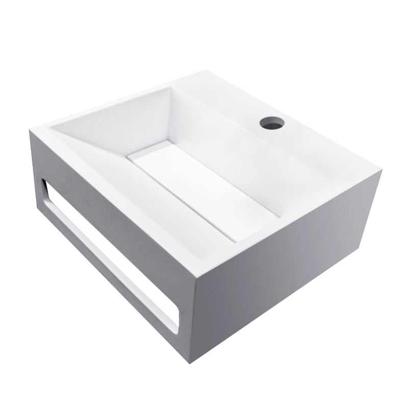 Eaujulia fontein 30 x 28 x 12,5 cm solid surface mat wit
