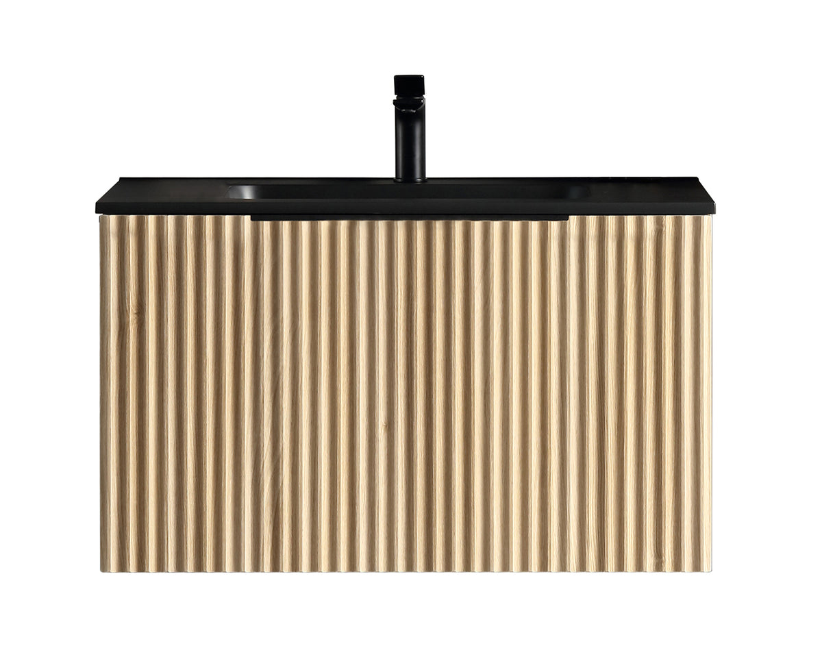 Eauribbella onderkast met 1 lade 80 x 45 cm naturel eik