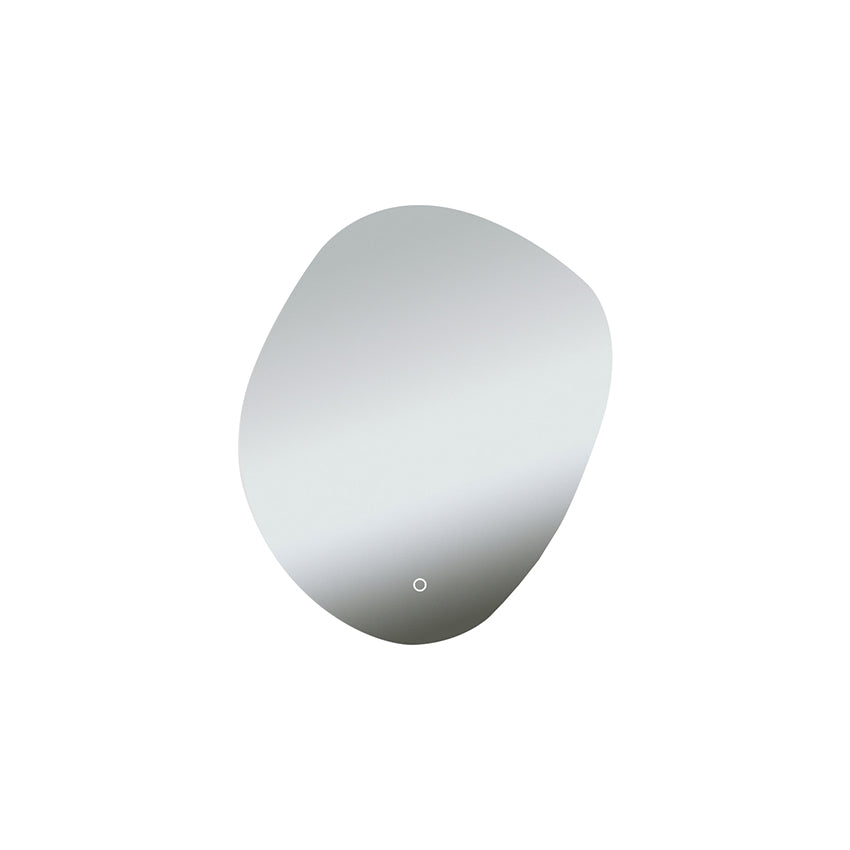 Eauellva spiegel organisch met LED, dimbaar en spiegelverwarming 70 x 80 cm
