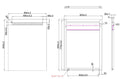 Eautigris spiegel rechthoek met led 60 x 80 cm