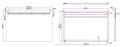 Eautigris spiegel rechthoek met led 120 x 80 cm