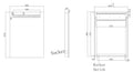 Eautigris spiegel rechthoek met led en stopcontact 60 x 80 cm