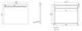 Eautigris spiegel rechthoek met led en stopcontact 100 x 80 cm