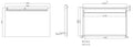 Eautigris spiegel rechthoek met led en stopcontact 120 x 80 cm