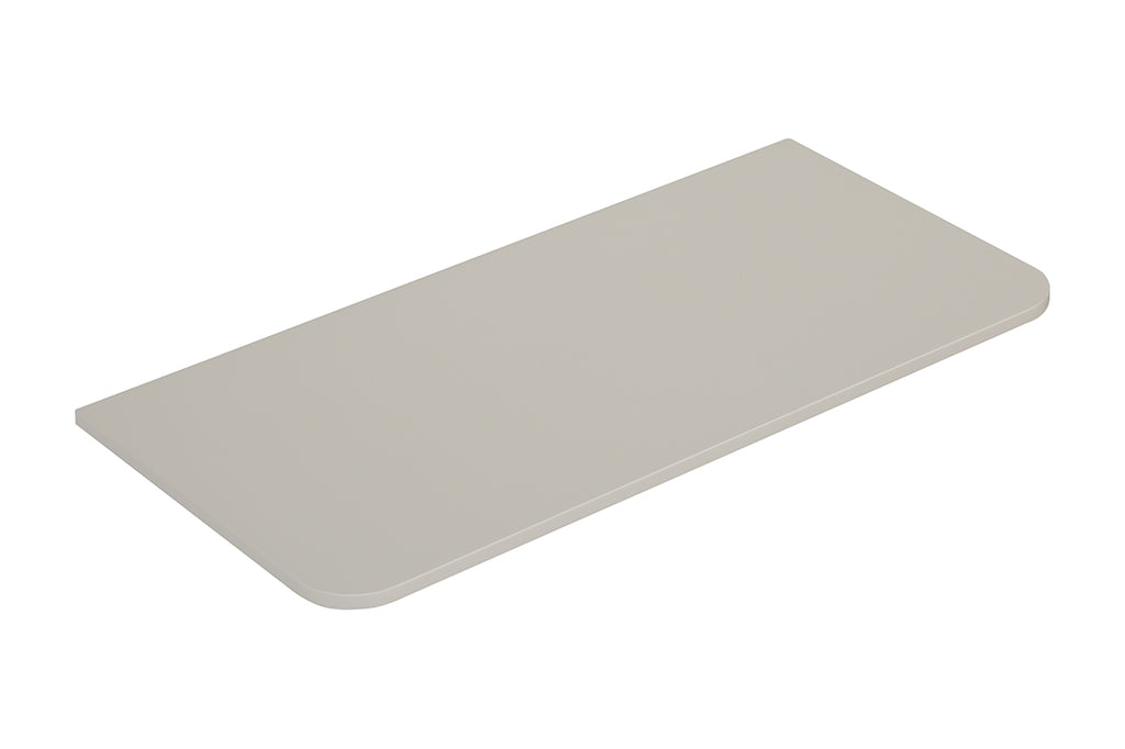 Eaunovira topblad afgeronde hoeken 100 x 48 cm mat zand