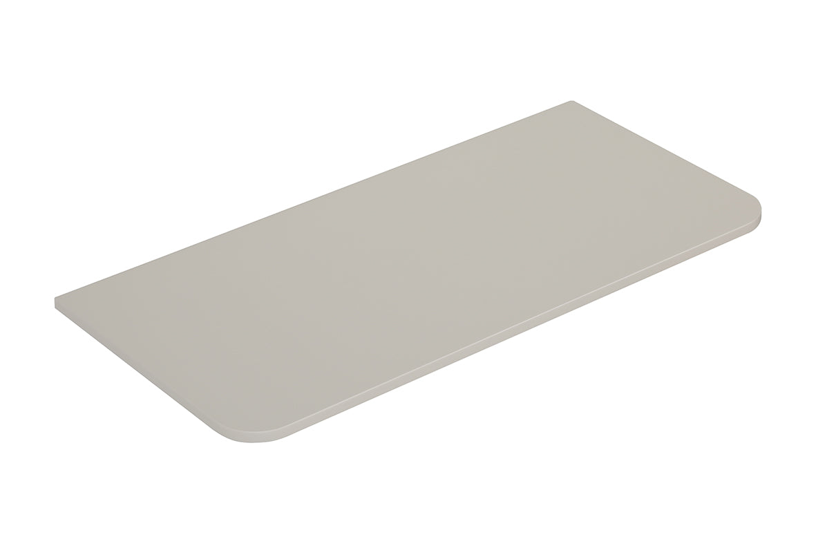 Eaunovira topblad afgeronde hoeken 100 x 48 cm mat zand