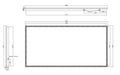 Eauquatro spiegel rechthoek met led, dimbaar en spiegelverwarming 120 x 60 cm