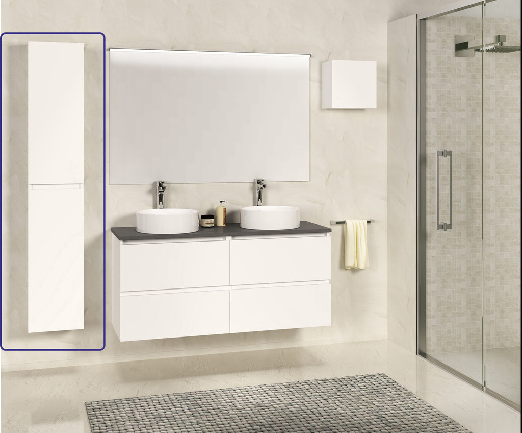 EausEPHIA kolomkast 140x30x25 mat wit
