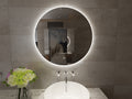 Eaugiro spiegel rond met led, dimbaar 80 cm