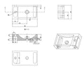 Eauraw fontein links 40x22x10 cm hardsteen gezoet