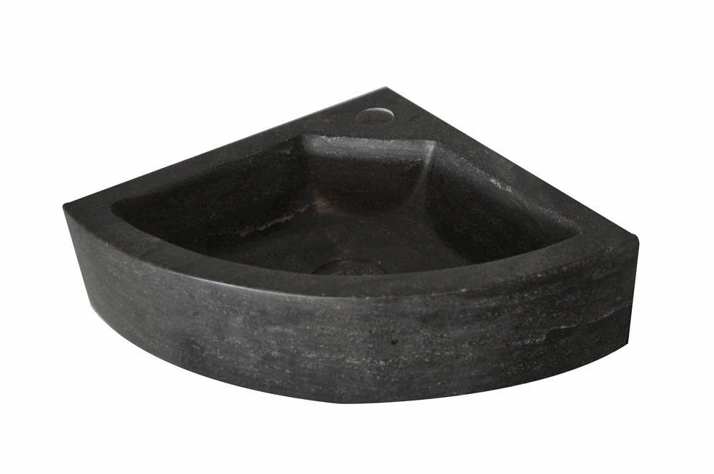 Eauraw hoekfontein 30x30x10 cm hardsteen gezoet
