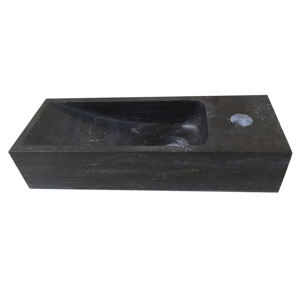 Eauraw fontein rechts 38x14x8 cm hardsteen gezoet