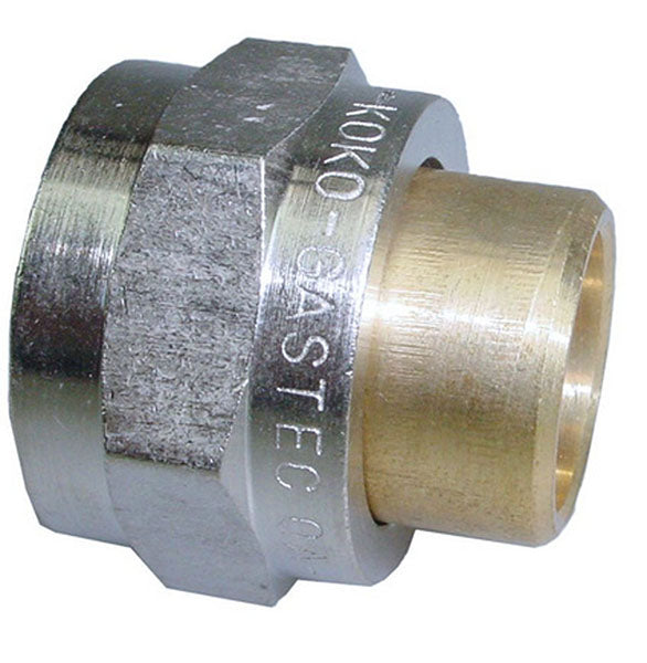 Eau2-delige kopp.puntstuk 15mm x M-24