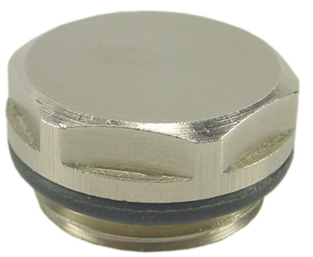 Eaublindstop 1/2" vernikkeld