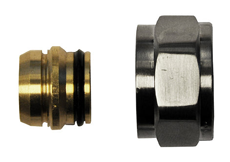 Eauadaptor eurokonus/knel 15mm geborsteld staal