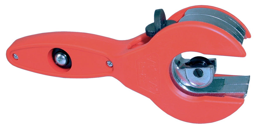 Eaupijpensnijder met ratel 6-28 mm rood