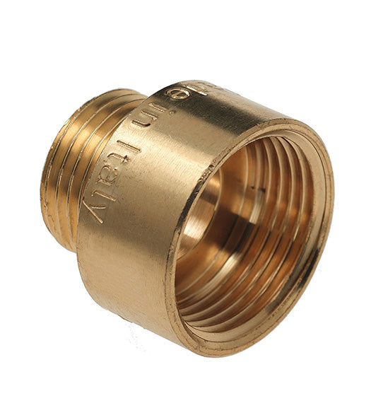 Eauneusstuk messing 1/2" bi x 3/8" bu