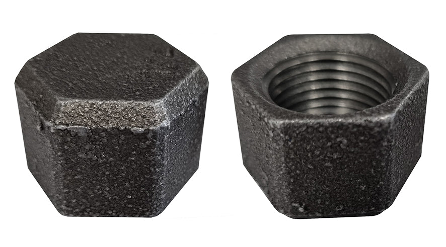 Eau300 Malleable Dop 1/2"zwart