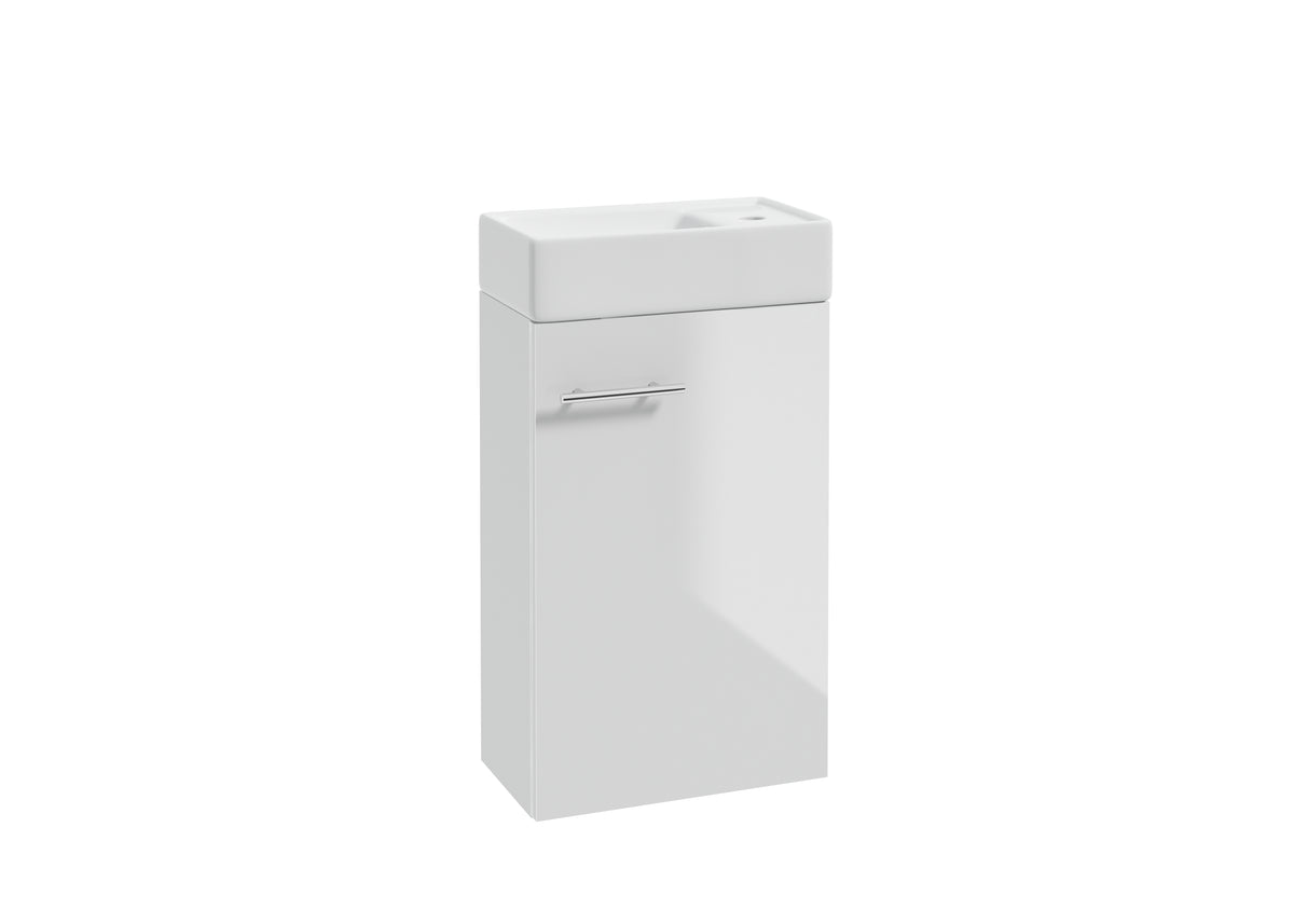 Eausani pack toiletmeubel kit 40cm ok + lav + sp glans wit