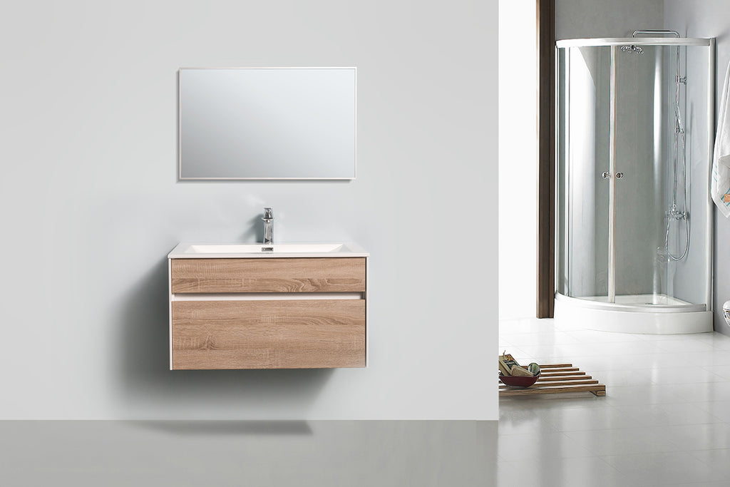 Eauroma onderkast 80 cm wit/wit eiken