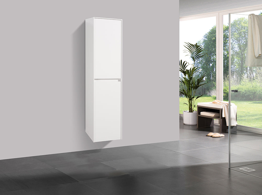 Eauroma kolomkast 160 cm wit/wit rechts