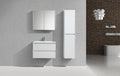 Eaumurcia onderkast + wastafel + spiegelkast 75 cm wit
