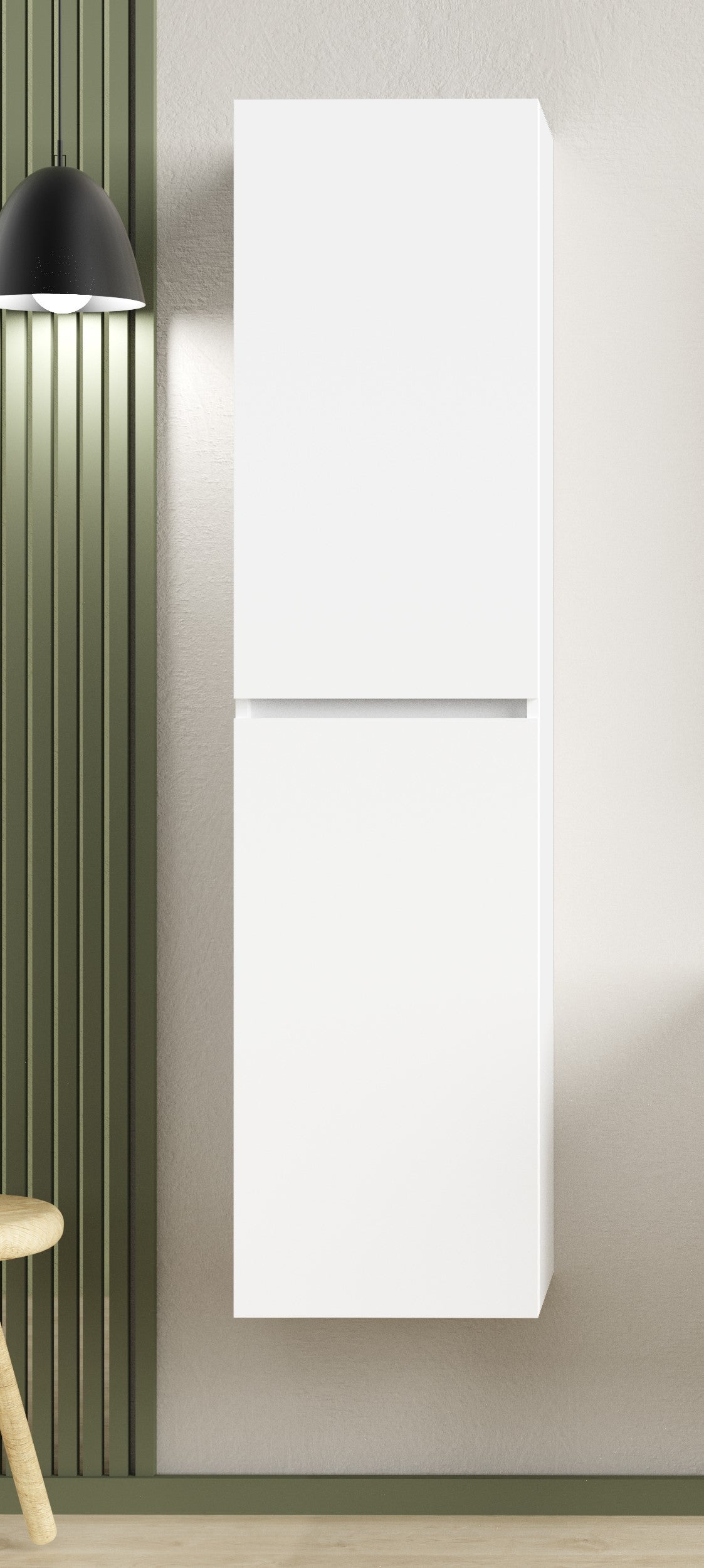 Eaurio kolomkast omkeerbaar 160 cm wit