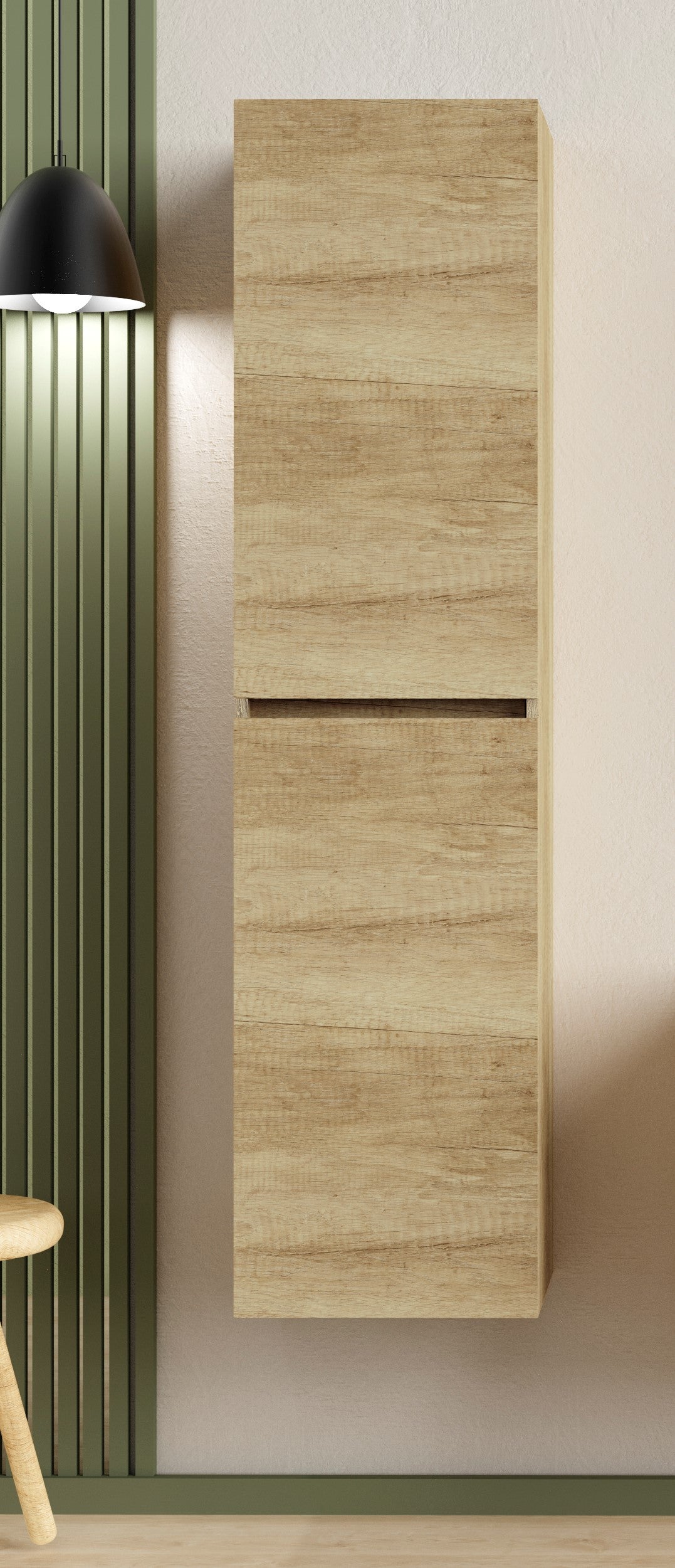 Eaurio kolomkast omkeerbaar 160 cm houtdecor