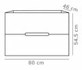 Eausira onderkast 60cm licht eik
