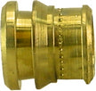 Eauverloopstuk voor knelkoppeling Kiwa Gastec 28 x 22 mm messing
