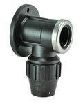 Eautyleenkoppeling muurplaat 16 mm x 1/2" binnendraad