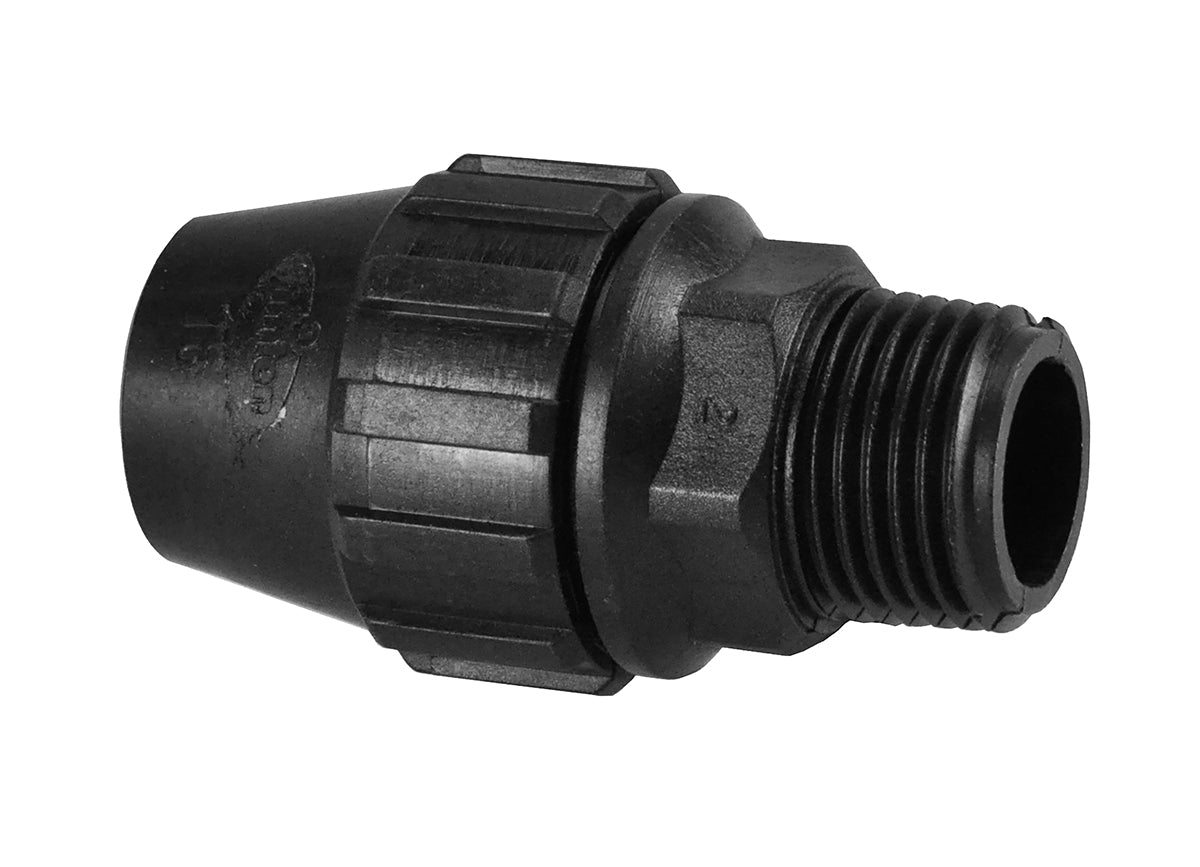 Eautyleenkoppeling overgangsstuk 20 x 1/2" buiten