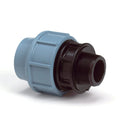 Eautyleenkoppeling overgangsstuk KIWA 20 mm x 3/4"buitendraad
